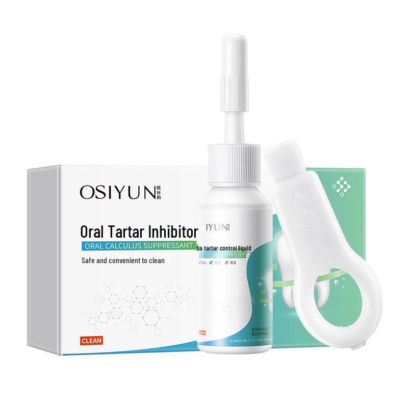 Oursyun Tartar Inhibitor Solution: Removes Yellow Teeth, Bad Breath, Dental Plaque & Tooth Stains.