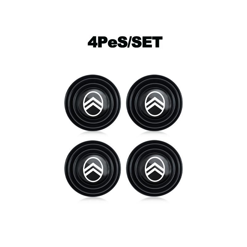 4Pcs Car Door Anti-shock Pad Anti-noise Buffer Gasket Auto Interior For Citroen Saxo C8 C-Elysee C15 C4L C6 C4 C3 Picasso Cactus