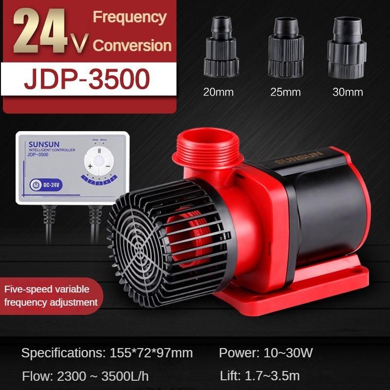 Frequenzgeregelte leise Aquarien-Tauchpumpe 24V Einstellbare Umwälzpumpe Aquariumspezifische Filterpumpe