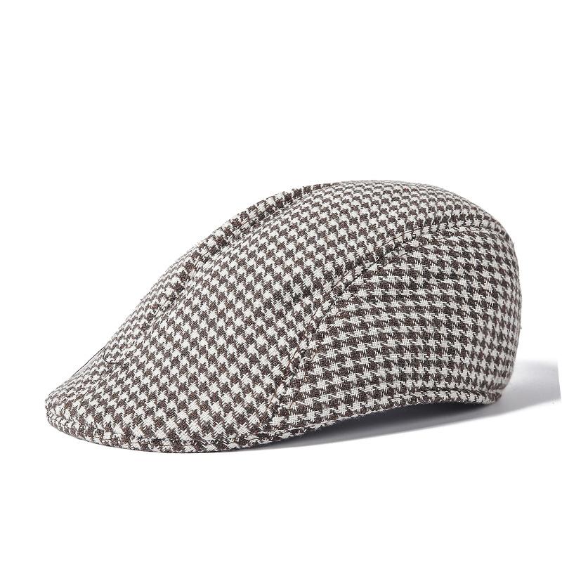 Cowboystoff Andetungehatt Herre Retro Fremoverlue Englandstil Beret Herre- og damehatt