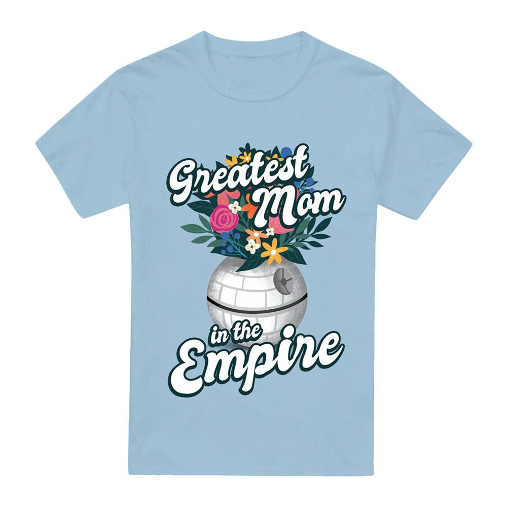Star Wars Mother s Day Greatest Mom in the Empire T-Shirt Light Blue XXXL