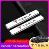 3D Metallemblem Auto Kotflügel Kofferraum Aufkleber Dekorative Zubehörteile Für Model-3 Model-S Model-X Model-Y Cybertruck Roadster