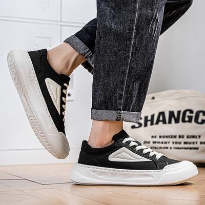 New Men's Thin Sold Anti Slip Breathable Casual Shoes Lightweight  Rebound  Comfortable Casual Board Shoes Running Shoes