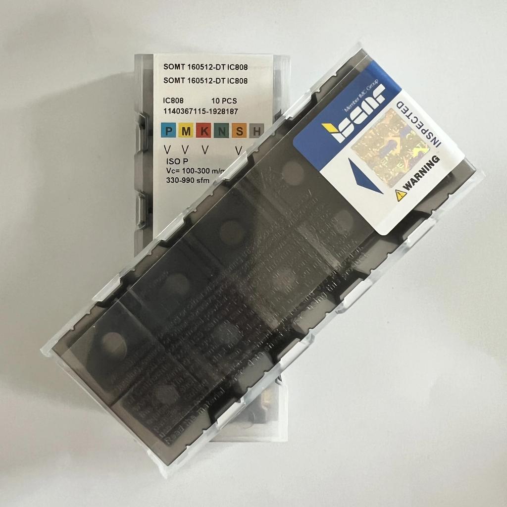 ISCAR / SOMT160512-DT IC808 Industrial indexable carbide inserts 10 Pcs