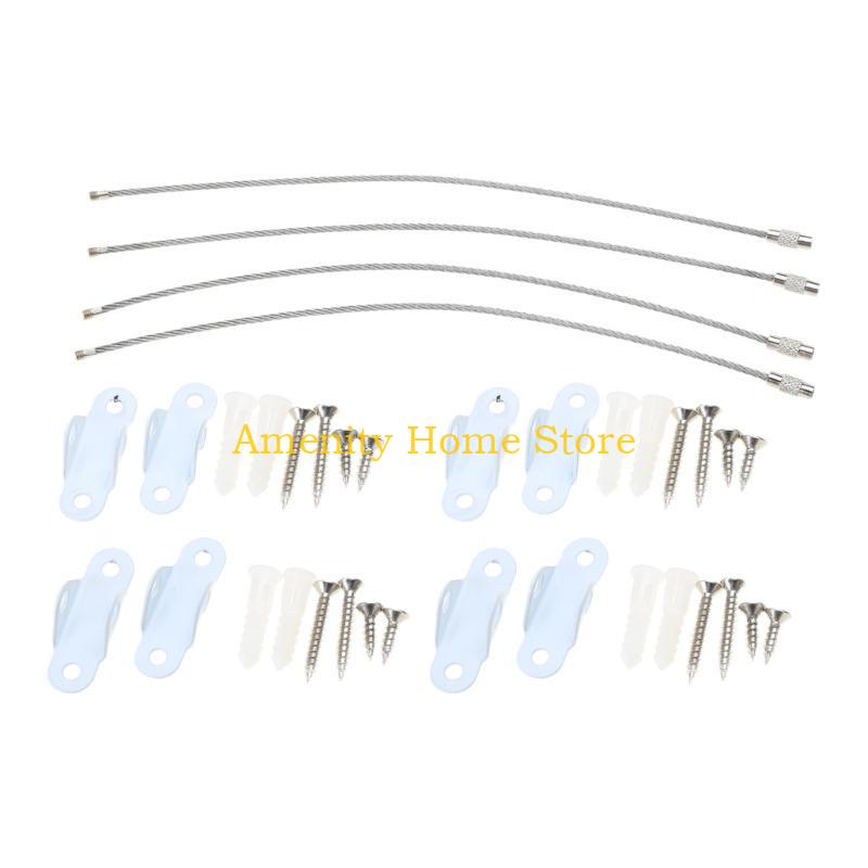 F26C Adjustable Furniture Anti tip Straps Wall Mounted Furniture Safety Straps Strong Heavy Duty Furniture Anti tip Straps