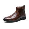 Fashion Business men's boots Retro British gentleman style Outdoor casual formal party Daily office autumn and winter shoes Hot  38-4