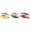Decorative Statue Vintage Tram - ITEM Beauty - 27x9x16 Cm - Tinned Metal - Hand-painted - 3 Units
