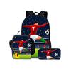 Football Full Screen Patterned Knapsack For Boys/Girls Children Best Gifts 2D Animated Backpack Big Capacity Teens Laptop Backpack