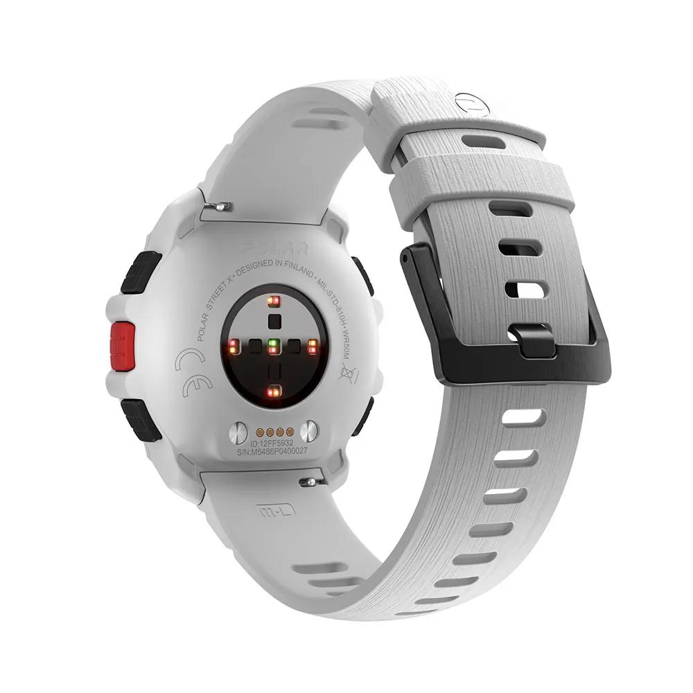 Polar Street X smartwatch band silicone white S-L