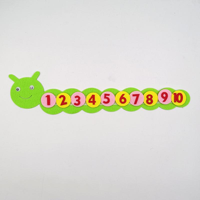 

Уголок детского сада своими руками: Фетровый пазл с цифрами Учебные пособия