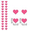 6/8Pieces Love Heart Ornament Valentines Day Heart Hanging Strips For Valentines Day And Wedding Decoration