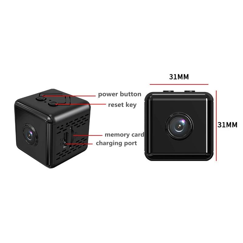 X6 Mini IP Camera WiFi Sports Camera HD Wireless Security Surveillance Video Remote Monitor Smart Home Micro Cam