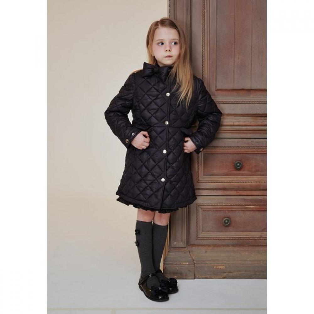 The Coffee Bean   Tea Leaf Navy Ribbon Quilting Coat Ba12ct01nv