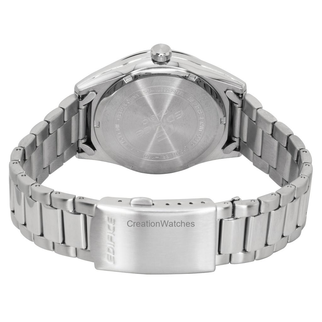 Casio Edifice Analog Stainless Steel Black Dial Quartz EFV-160D-1A 100M Men's Watch