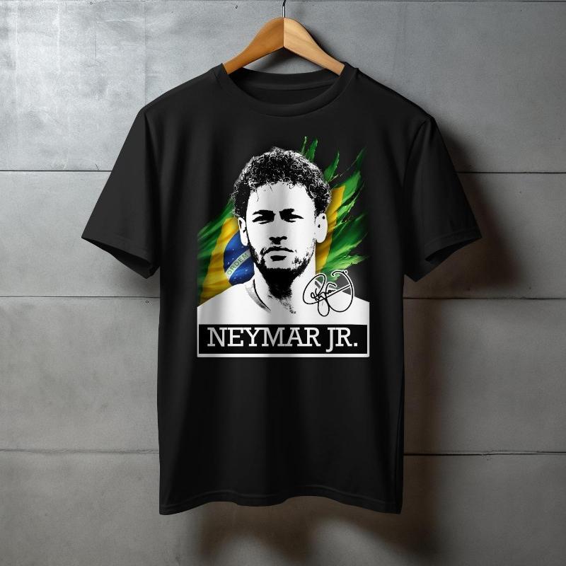 Neymar Brazil T-shirt, Football Legend Graphic Tee, Soccer Fan Apparel World Cup 2026 Soccer Fan Gift 4XL