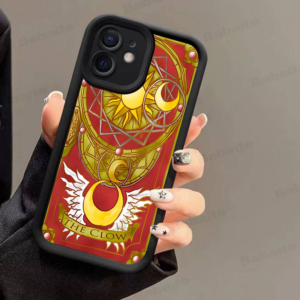 Anime C-CardcaptorS S-Sakura Phone Case For IPhone 16 15 14 Plus 13 12 11 17 Pro Max Pro Soft Cover