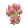 Tulip Car Air Freshener: Premium Stone Vent Diffuser & Fragrant Flower Ornament