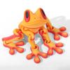Cartoon 3D Printed Frog Model Movable Joints 3D Printed Frog Toy  Birthday Gift
