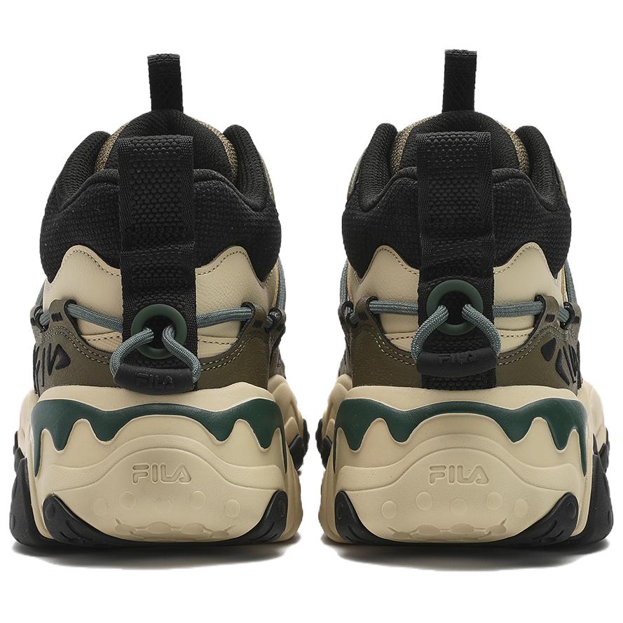 Fila Fashion Retro Outdoor Mid-Top Casual Shoes Men Casual Shoes Black Green F12M412116FBH