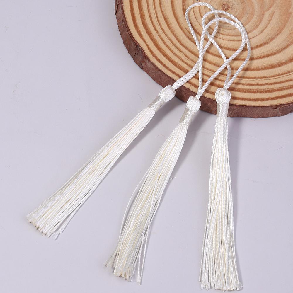 30-100pcs/lot Colorful Polyester Silk Tassel Fringe Cotton Tassels Trim For Sewing Curtains Accessories DIY Bookmark Decoration