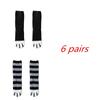 6 Pairs Autumn Winter Coral Velvet Socks Cute Cat Claw Socks For Women Girls Middle Tube Thickened Sleep Socks Home Floor Socks