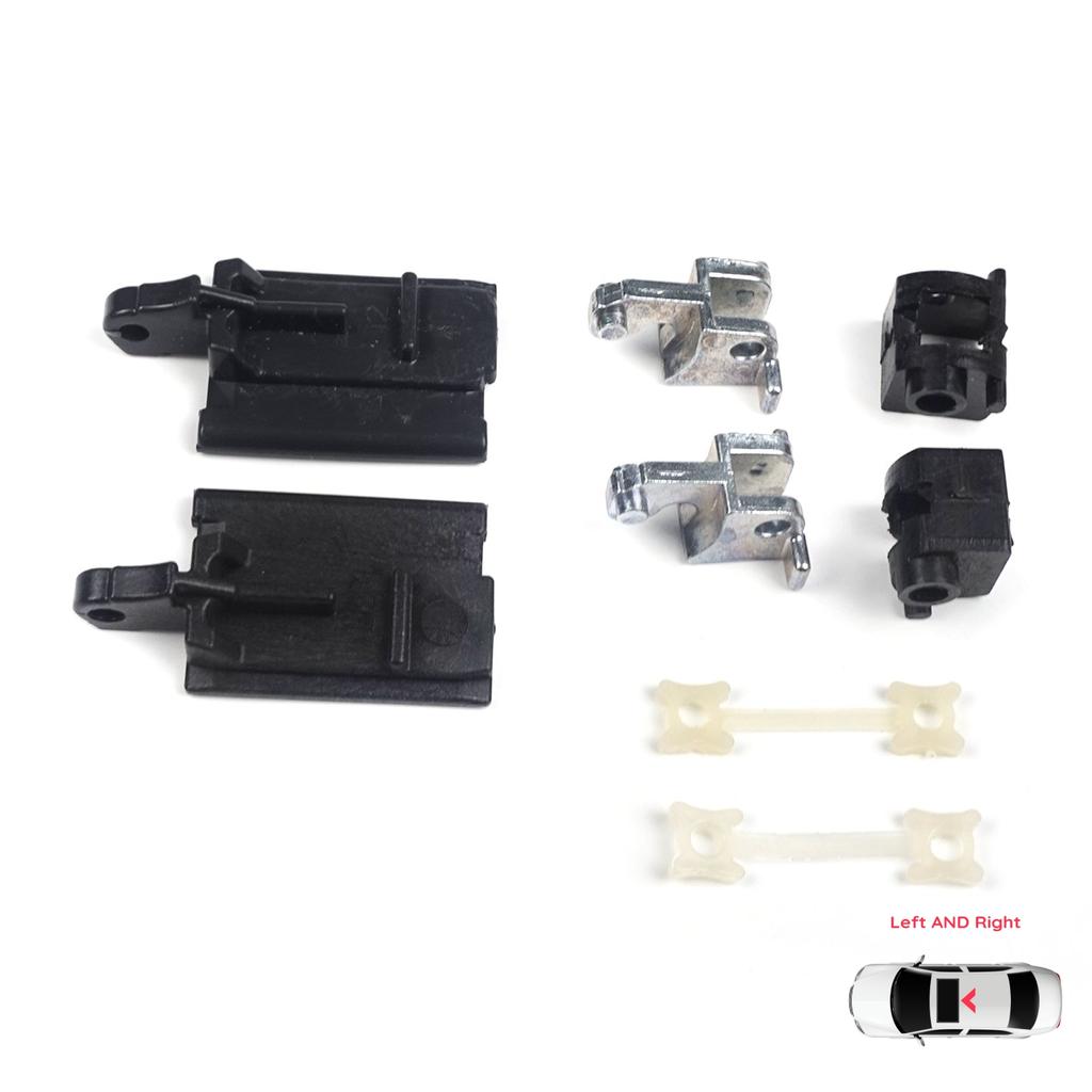 BSR531+BSR532 Sunroof Sliding Rail Lift Lever Hinge Repair 8 PCS Set Left Right for BMW 3 E36 E46 7 E38 54128119747 54128119748