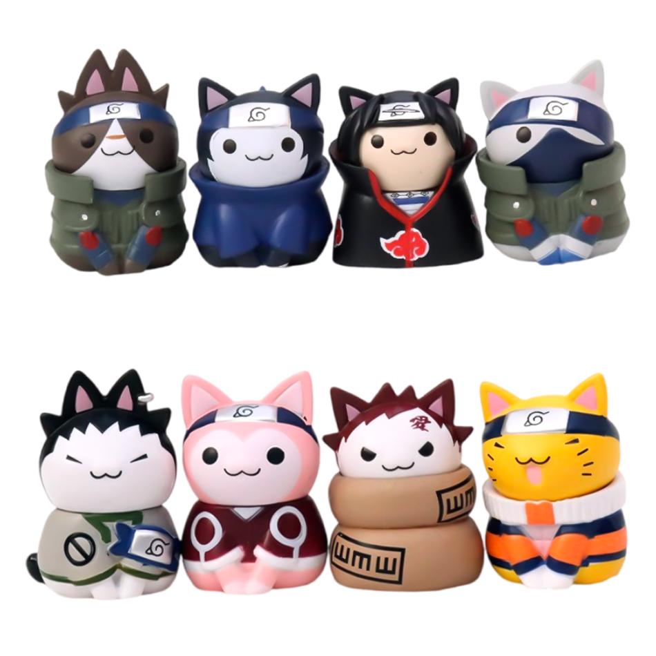 

5Cm Anime Naruto Figurine Toys Cute Small Kakashi Uchiha Itachi Gaara Q Version Action Dolls Pvc Model Edition Birthday Gifts