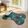 Diatomaceous Mud Absorbent Pet Placemat For Food And Water Bowl With Waterproof Quick-Dry Rubber Backing Non-Slip Home Pet Mat