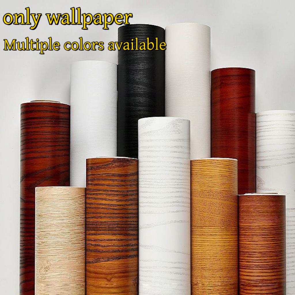 1 Stück 3 Meter x 40 cm Breite Vinyl-Bodenbelag Rolle Selbstklebend, Holzmaserung Bodenaufkleber Abziehen und Aufkleben Bodenaufkleber Langlebig