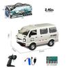 1/16 Remote Control Van Truck 2.4G 5CH Mini RC Car Children Toys Radion Controlled Ice Cream Trucks Transport Cars with Lights