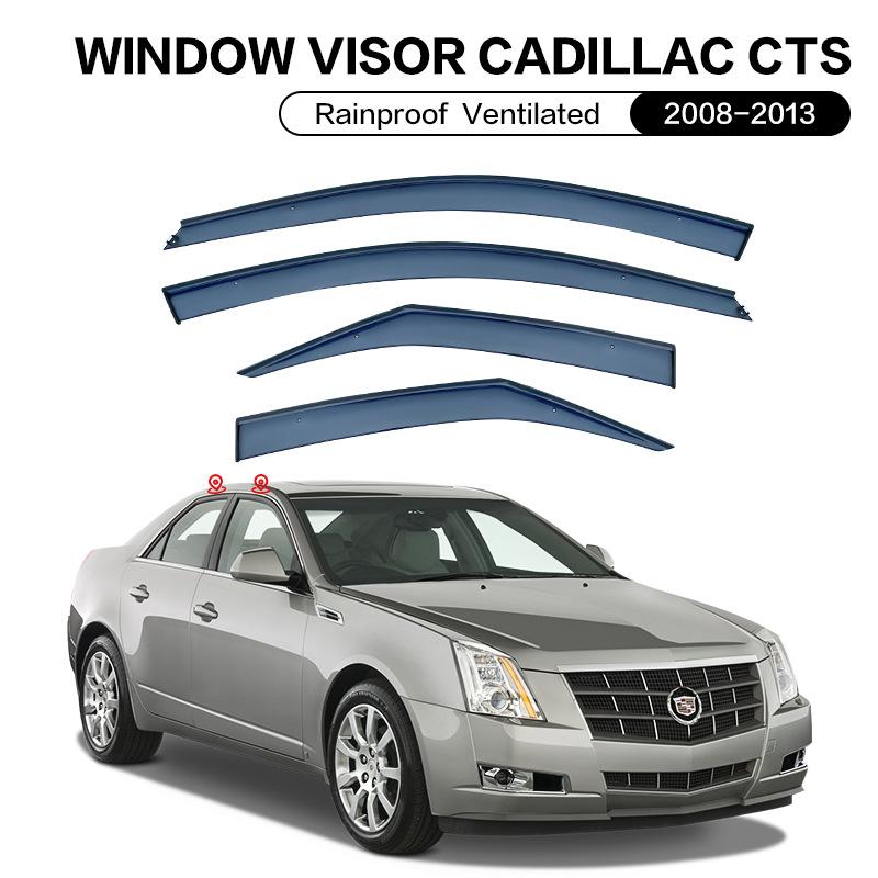 

Подходит для Cadillac CTS солнцезащитный козырек водонепроницаемый или светоотражающий дефлектор бокового окна солнцезащитный козырек солнцезащитный козырек вентиляционная полоса