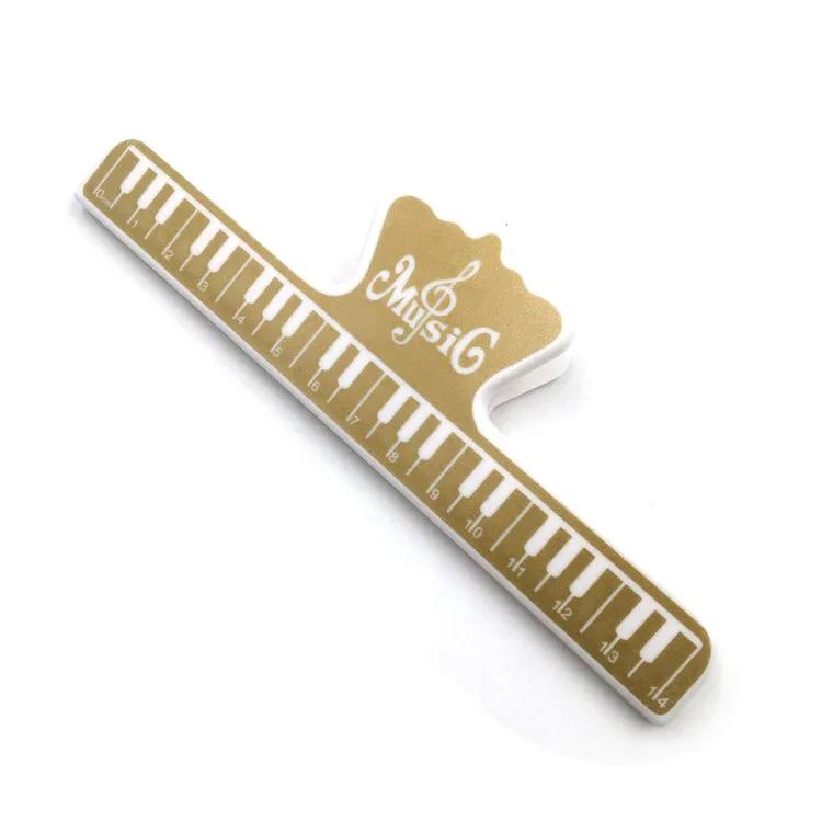 Universeller Klaviernoten-Clip-Buch-Papierhalter Noten-Fixierklammern für Gitarre Violine Performance Übungszubehör