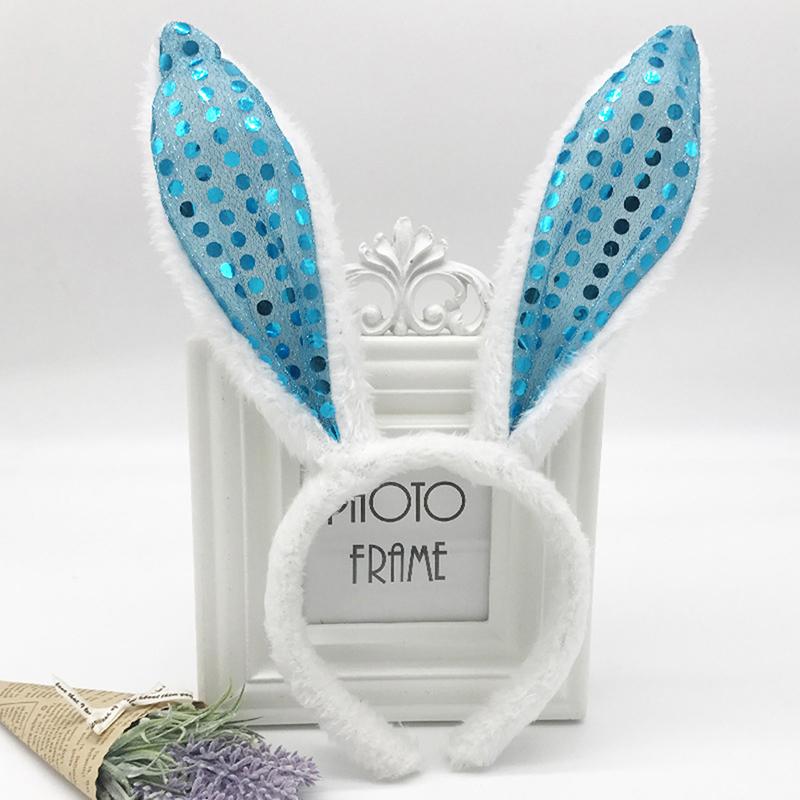 Bunny Ear Headband Prop Plush Hairband Costume Bunny Party Easter Decorations
