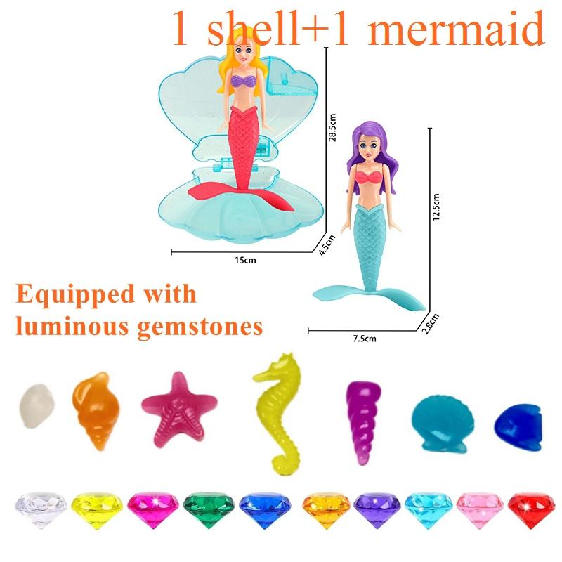 High-Quality Mermaid High-Quality Dive Play Sets High-Quality Transparent High-Quality Shell High-Quality Bath High-Quality Toys High-Quality
