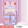 Grundschulrucksack 1.-5. Klasse Niedliche bunte Schultasche für Mädchen Wasserdicht Große Kapazität Cartoon-Hase Mochila Escolar