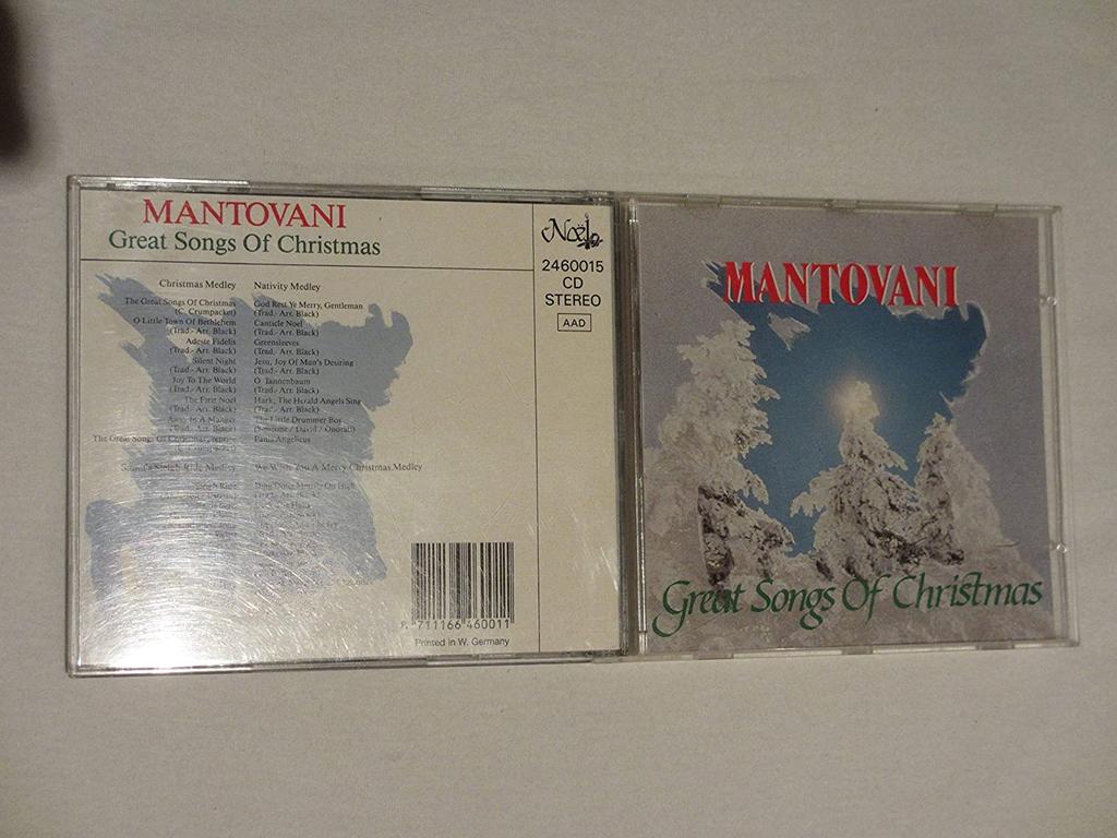 CD MANTOVANI - Great Songs of Christmas 649052 US New Age & Easy Listening Used