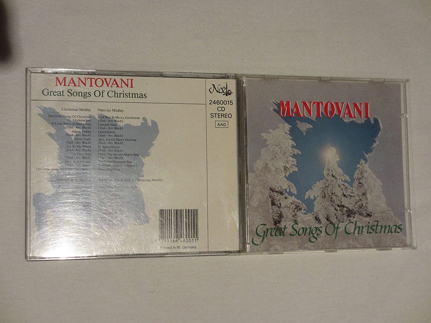 

CD MANTOVANI - Great Songs of Christmas 649052 US New Age & Easy Listening Used
