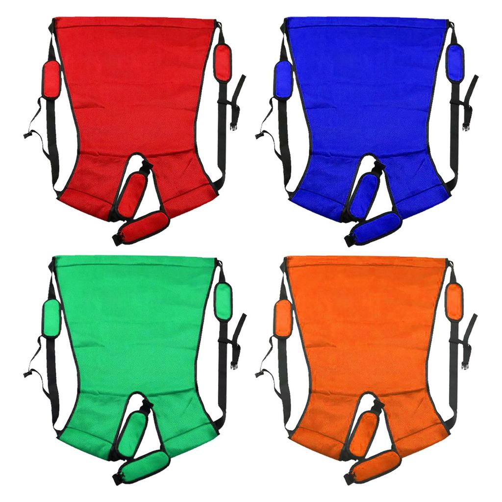 Patient Lifting Sling Breathable Shift Tightness Adjustment Multipurpose Devices Bed Assisted Reusable Straps for Disabled Adult