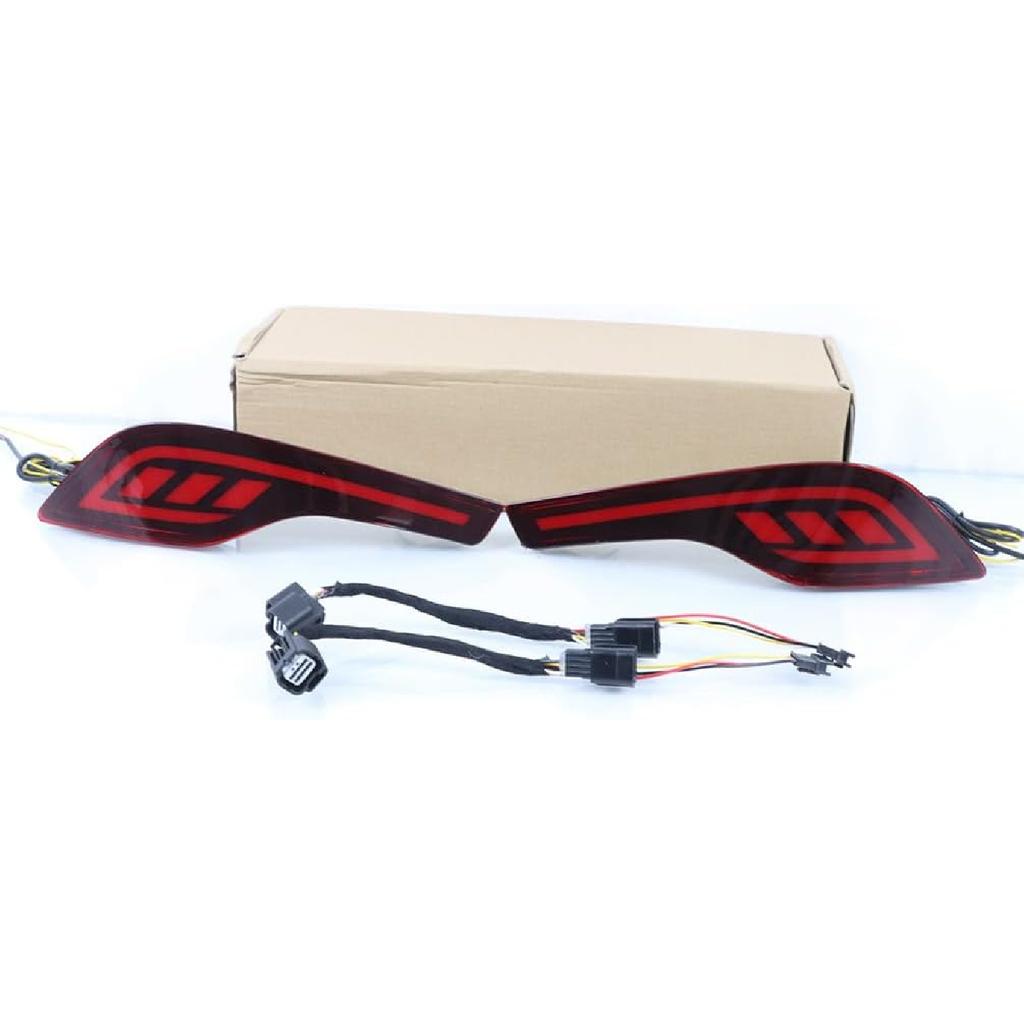 LED Rear Bumper Tail Light Fit For Honda CRV 2017 2018 Driving Brake Light Sequential Turn Signal Light Reflector Rear Lamp Bumper Light