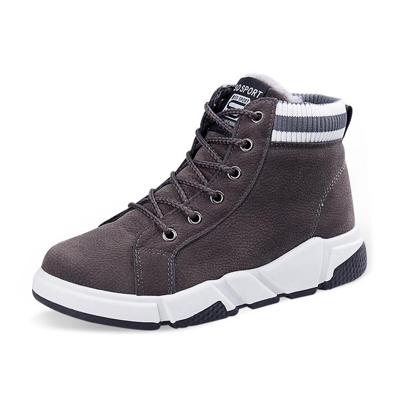 Fashion Women Plus Velvet Thick Snow Boots Winter 2024 Platform Cotton Shoes Woman Flat Wedges Sneaker High Top Causal Short Ankle Boots