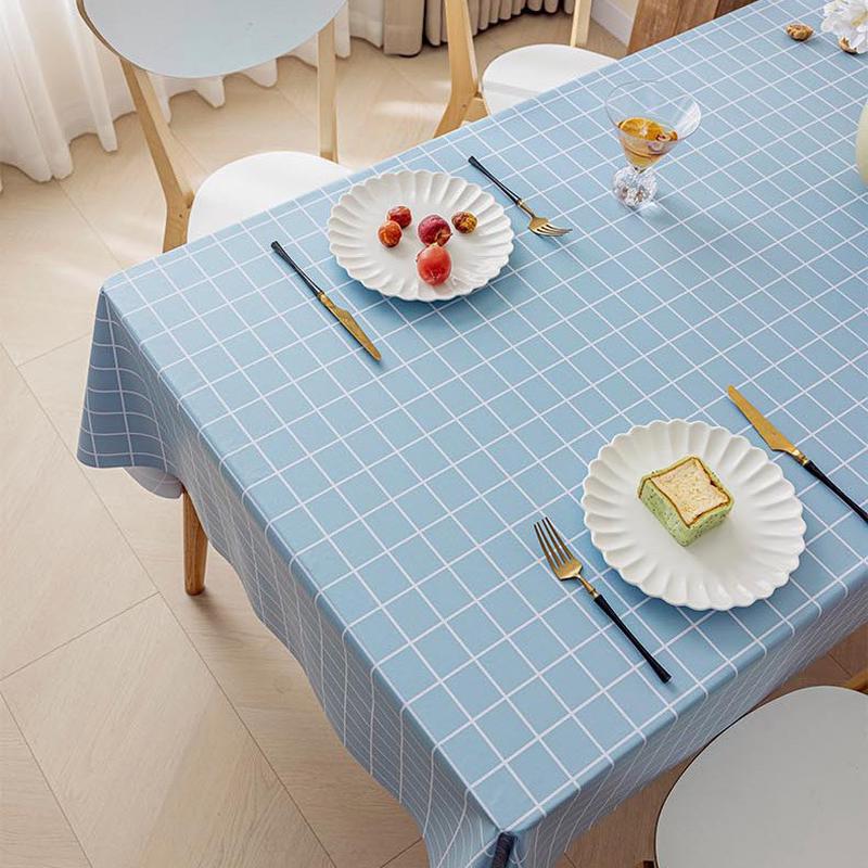 

Qie E Tuan Tuan Easy-Clean PVC Rectangular Tablecloth