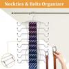 Metal Bra Tank Top Hangers 8 Tier Closet Organizers Underwear Hanger  for Chest Storage