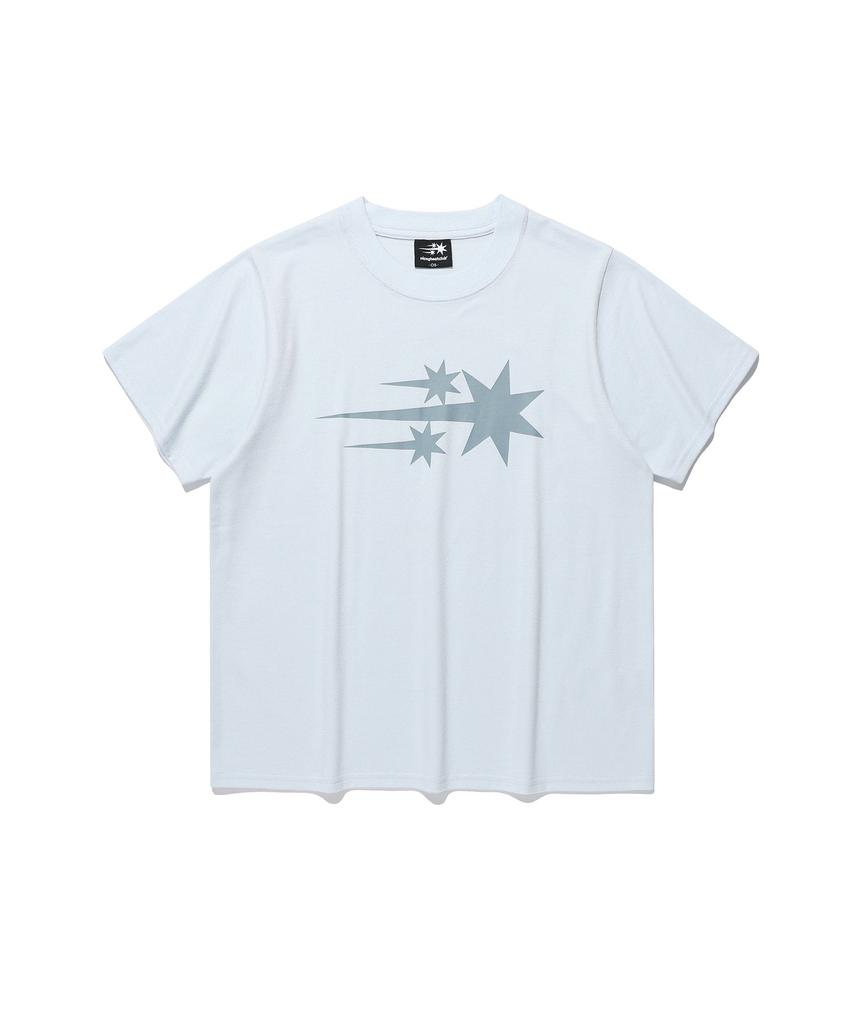 NICEGHOSTCLUB 3Stars Symbol Crop Slim Tee_Skyblue(Ng2Fmft538A)