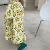 Girls Floral Printing Full Sleeves Dress Spring And Autumn 3-8 T