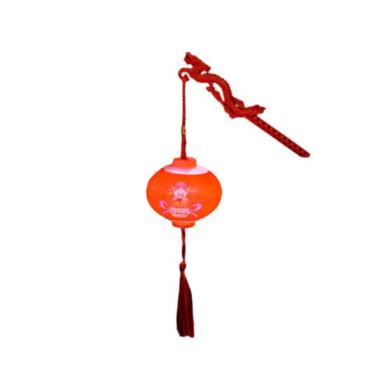 With Dragon Shape Pole Chinese Style Print 3 Flash Modes New Year Spring