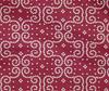 oneOone Cotton Flex Carmine Red Fabric Swirl Bandhani Sewing Craft Projects Fabric Prints By Yard 40 Inch