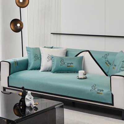 Sofakissen Leichter Luxus High-End Bezugsstoff Modern High-End Sofabezug Rutschfeste Kälteabdeckung Handtuch