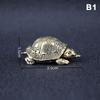 Pure Copper Feng Shui Turtle Statue Antique Brass Tortoise Figurine Lucky Charm Ornament for Home Office Business Place Decor