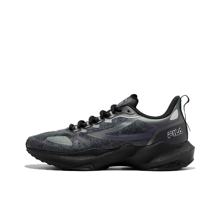 New BTS x FILA Low top Casual Running Shoes Unisex Black Gray Korean Style 1RM01671D_001