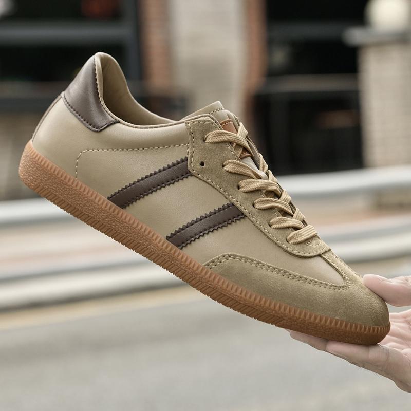 Fashion New Genuine Leather Men's Casual Shoes Trainer Race Male Sneakers Fashion Sporrtd Walking Shoes Hot Sale Outdoor Tenis Masculino